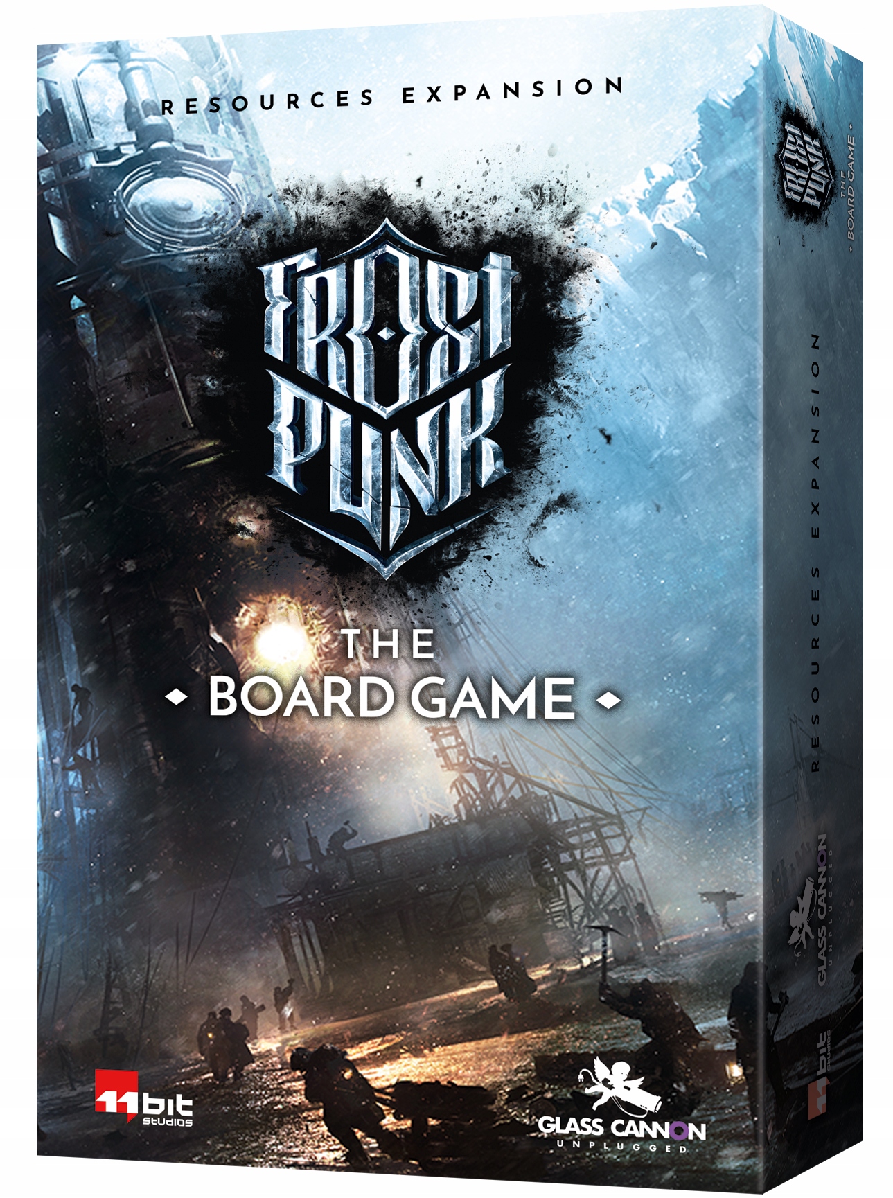 Stolová hra Frostpunk: Resources – rozšírenie Glass Cannon Unplugged